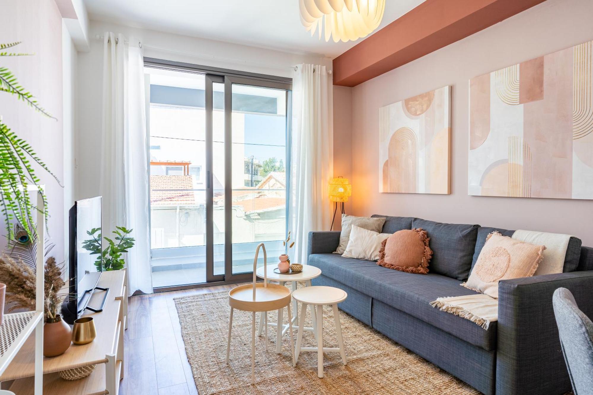 Arion 1-Bedroom Apartment In Larnaca Bagian luar foto